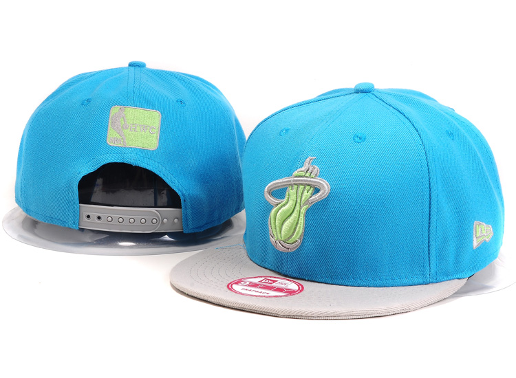 NBA Miami Heat NE Snapback Hat #134